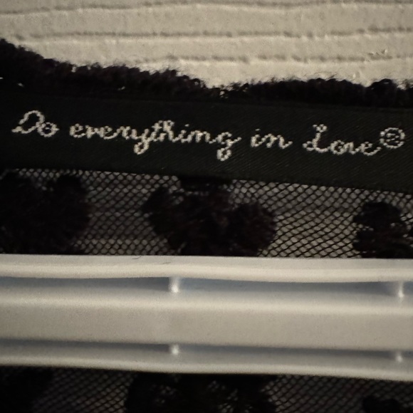 Short Black Lace Coverup - Picture 5 of 6